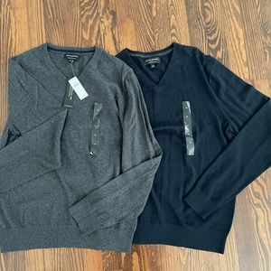 Two NEW Premium Luxe Yarn Sweater Size M